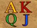 A, K, Q, J Symbol
