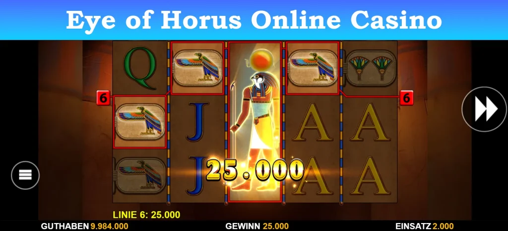eye of horus online casino